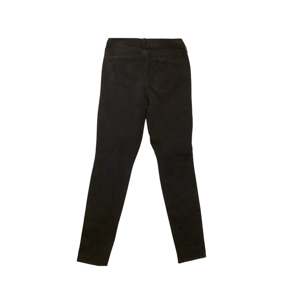 Old Navy Black Pop Icon Skinny Jeans Womens Size 10 Tall Gently Worn - 657